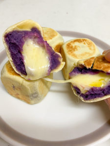 チーズ入り紫芋仙豆糕